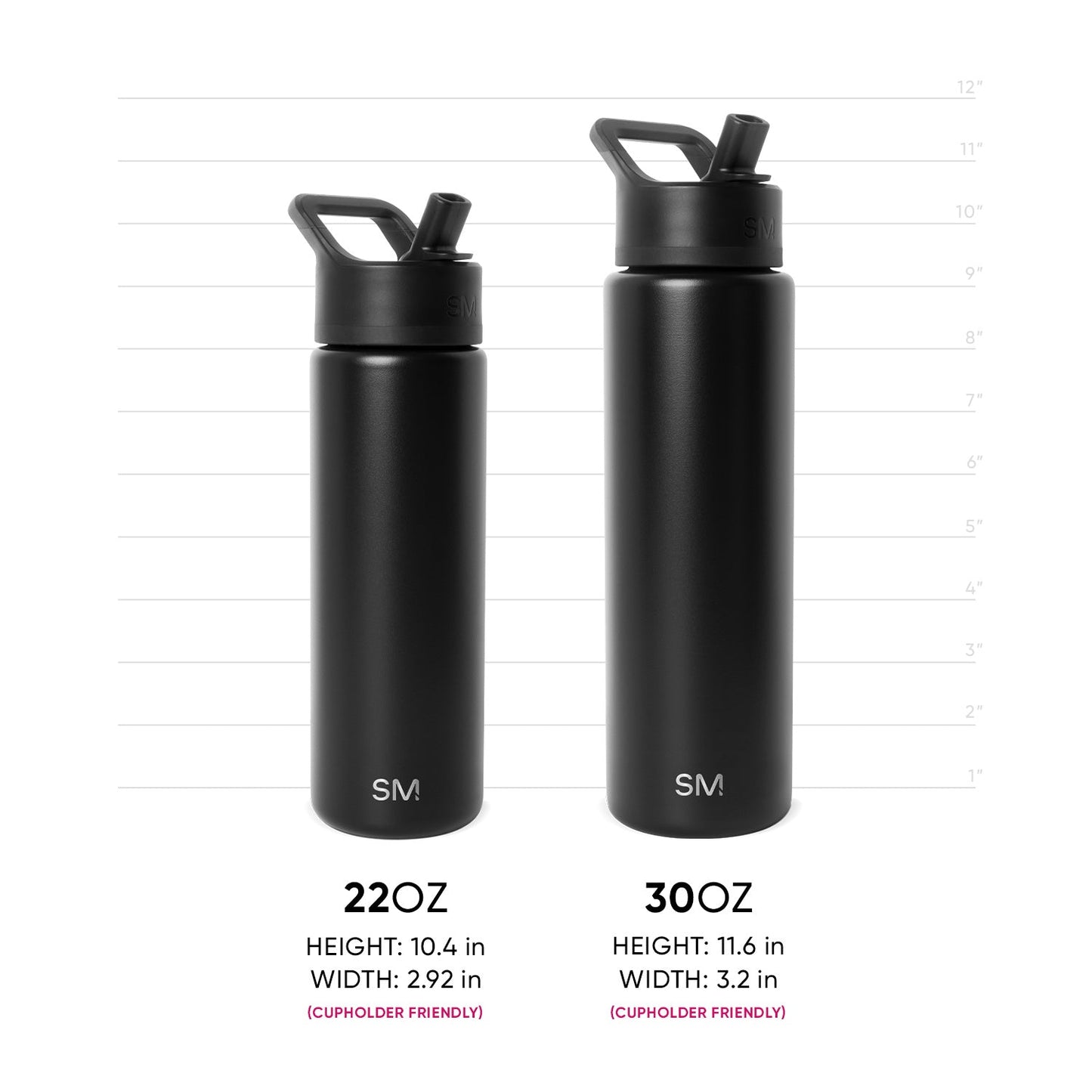 Summit Water Bottle with Straw Lid
